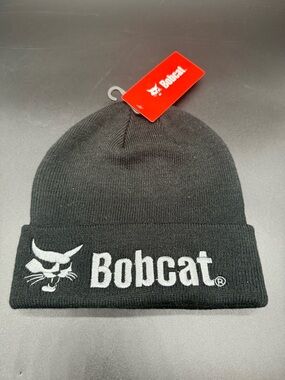 Bobcat Black Knit Beanie with Logo New With Tags